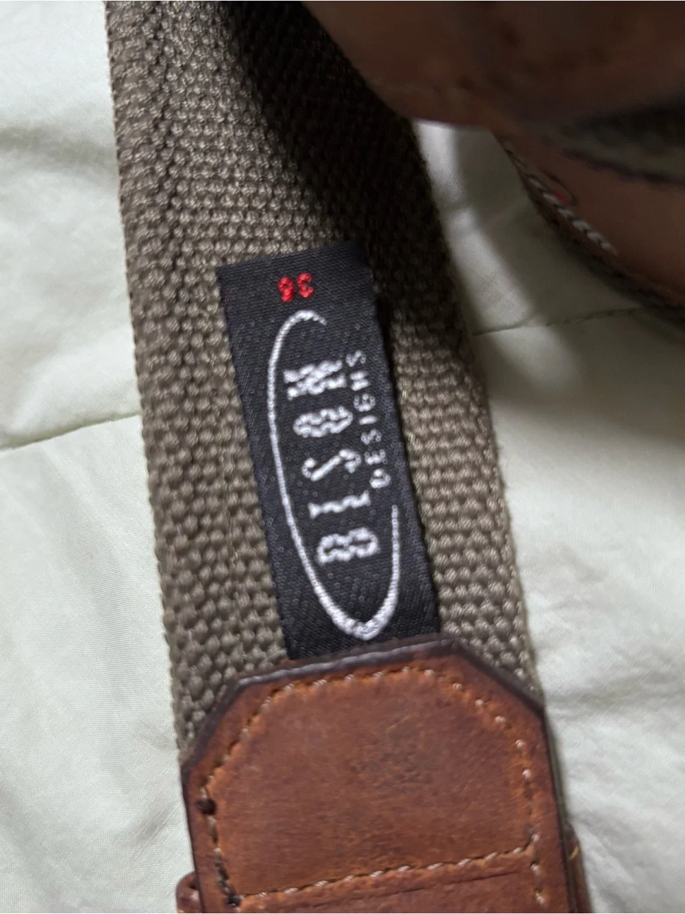 Bison Designs Leather Tip Pontoon Fish Bait Belt